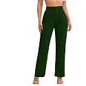 Women39s Poly Cotton Trousers Pants Relaxed Fit