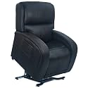 Golden Technologies PR761-MLA EZ Sleeper with Twilight Power 5 Zone Lift Chair Recliner PR-761 with Power Headrest Pillow 375 lb Weight Capacity - Smoke Fabric