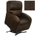 Golden Technologies PR761-MLA EZ Sleeper with Twilight Power 5 Zone Lift Chair Recliner PR-761 with Power Headrest Pillow 375 lb Weight Capacity - Hazelnut Fabric