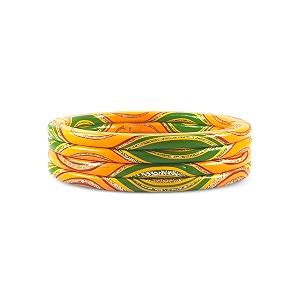 rajasthani traditional lac bangles set handcrafted multi-color pattern with gold accents jaipuri lakh chudi red maroon pink purple blue green 4 piece set