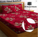 Prabh Microfiber King Fitted Elastic 220 TC