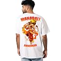 prabhu bhakti Men39s Oversized Mahabali Hanuman Printed