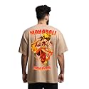 prabhu bhakti Men39s Oversized Mahabali Hanuman Printed