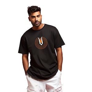 prabhu bhakti Mens Oversized Shri Ram with