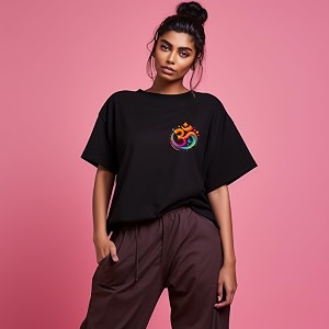 prabhu bhakti Womens Oversized Lord Shiva Printed