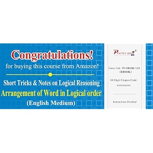 practice guru short tricks and notes on logical reasoning - arrangement of word in logical order activation key card
