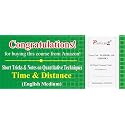 Practice Guru Short Tricks and Notes on Quantitative Techniques - Time & Distance (Activation Key Card)