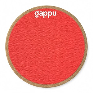 practice pad drum 9 inch - red  silent training pad for drummer amp students