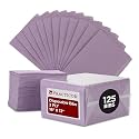 Practicon 125 Pack Lavender Disposable Patient Bibs, 18" x 13", 3 Ply Waterproof Paper Bib Sheet with Poly Back, Dental, Medical, Tattoo, Nail Tray or Table Cover, 125 Pack