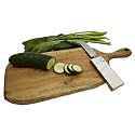 Wooden Chopping Cutting Board for Kitchen Vegetables, Fruits &amp; Cheese, BPA Free, Eco-Friendly, Anti-Microbial (30 x 17cm) (Acacia Wood, 6X0.75X15.5 Inch)
