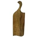 Wooden Chopping Cutting Board for Kitchen Vegetables, Fruits &amp; Cheese, BPA Free, Eco-Friendly, Anti-Microbial (30 x 17cm) (Mango Wood, 6X0.75X17.5 Inch)