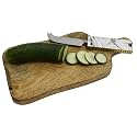 Wooden Chopping Cutting Board for Kitchen Vegetables, Fruits &amp; Cheese, BPA Free, Eco-Friendly, Anti-Microbial (30 x 17cm) (Mango Wood, 6X0.75X12 inch)