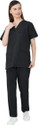 PRAGATI TRENDS WMSCRUBBLACK-36 Gown Hospital Scrub