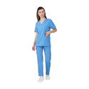 PRAGATI TRENDS Women Scrub Suit-Ideal for Doctors,Nurses,Dentists&Healthcare Professionals-CB34 Gown Hospital Scrub