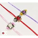 Designer Rakhi for Brother/Bhaiya Rakhii/Bhai Rakhi Combo for Rakshabandhan with Tilak(Pack of 3)
