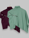 PRAIZY Self Design Men Zip Neck Light
