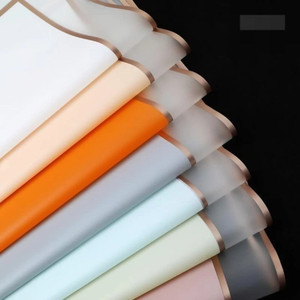 prajna 5 pcs waterproof plain wrapping bouquet korean paper sheetwrap flower wedding na paper gift wrapper