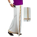 PRAKASAM COTTON Men39s Welcro pocket dhoti and