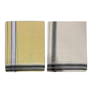 prakasam cotton mens cotton kerala thalapathi border single 128x200 mtrs dhoti for mens