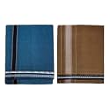PRAKASAM COTTON Mens Cotton Kerala Thalapathi Border Single (1.28x2.00 mtrs) Dhoti for Mens