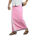 PRAKASAM COTTON Velcro Pocket Dhoti | Thalapathi Border Readymade Cotton Kerala Mundu for Men