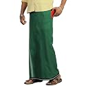 PRAKASAM COTTON Velcro Pocket Dhoti | Thalapathi Border Readymade Cotton Kerala Mundu for Men