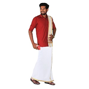 PRAKASAM COTTON Mens Flexi size welcro pocket