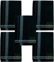 Prakasam Cotton Mens Thalapathi Border Black Colour Single (1.28X2.00 mtrs) Solid Men Dhoti