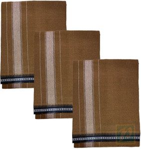 prakasam cotton premium quality kakki thalapathi border single 128x200 mtrs mens solid men dhoti