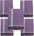 Prakasam Cotton Mens Thalapathi Border Purple Colour Single (1.28X2.00 mtrs) Solid Men Dhoti