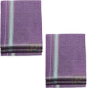 Prakasam Cotton Mens Thalapathi Border Purple Colour Single (1.28X2.00 mtrs) Solid Men Dhoti
