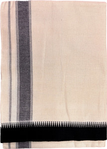 prakasam cotton premium mens kerala off white thalapathi black border single128x200mtrs solid men dhoti