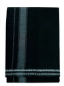 Prakasam Cotton Premium quality Mens Kerala Style Black Colour Thalapathi Border Single (1.28X2.00 mtrs) -Dhoti-kerala Single mundu Men Dhoti
