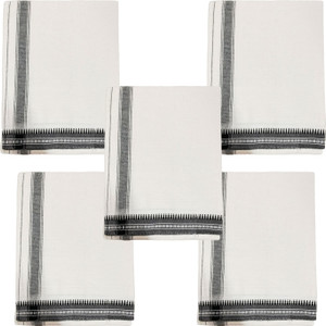 prakasam cotton premium quality off white thalapathi border single 128x200 mtrs mens solid men dhoti
