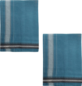 prakasam cotton premium quality peacock green thalapathi border single 128x200 mtrs mens solid men dhoti
