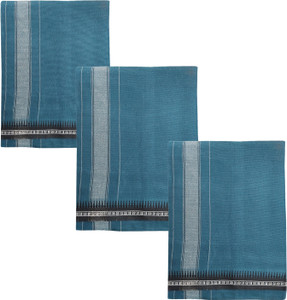 prakasam cotton premium quality peacock green thalapathi border single 128x200 mtrs mens solid men dhoti