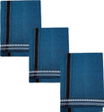 Prakasam Cotton Premium quality Turquoish blue Thalapathi Border Single (1.28X2.00 mtrs) Mens Solid Men Dhoti