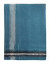 Prakasam Cotton Mens Thalapathi Border Peacock Green Colour Single (1.28X2.00 mtrs) Solid Men Dhoti