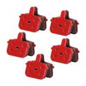 PRAKMO 5-Pair Bicycle Disc Brake Pads for MTB Mountain Road Bike Cycle Bicycle Brake Disk