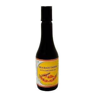 prakriti potion sea buckthorn juice with curcumin oil rich in vitamin c himalayan berry extract for healthy heart natural herbal nutrition supplement 500ml