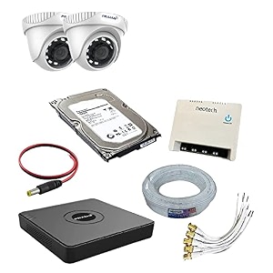 prama 1mp full cctv camera kit for home and office use with 5 year warranty 2d4chdvr1tbhd