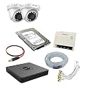 Prama 1MP Full CCTV Camera kit for Home and Office use with 5 Year Warranty (2D4CHDVR1TBHD)