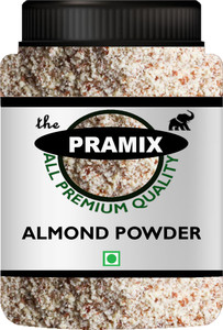 pramix california almonds flour  keto-friendly low carb gluten free unblanched badam powder for cookies and macaron 150g 015 kg