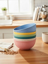 PRANIJ Plastic Serving Bowl Set of 6