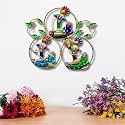 pranjals house Beautiful Metal Musician Doll Frame Wall Decor/Wall Hanging for Living Room, Size- 16x15 Inches (3 doll leaf)