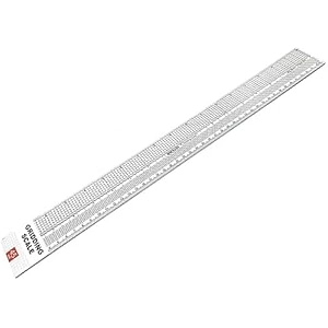 45 cm gridding scale ruler transparent pattern making tool