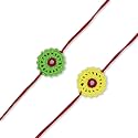 Prapti Handicrafts Handmade Designer Crochet Eco-Friendly Rakhi For Brothers,Sisters,kids Combo Pack