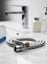 PRARAMBH Stainless Steel 1.5 meter Shower Tube Pipe Hose For Toilet Bidet Faucet Stem (Screw On)