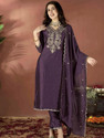 Prasha Fashion Embroidered Kurta TrouserPant Dupatta
