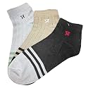 PRASTHAN Cotton Ankle Socks for Men | Cotton Sports Socks for Men | Soft Ankle Length Sock with Breathable Mesh &amp; Arch Support | Multicolor Sock for Home, Office, Sports, Running &amp; Daily Use.